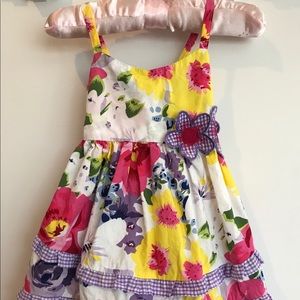 Blueberi Boulevard lavender yellow sun dress